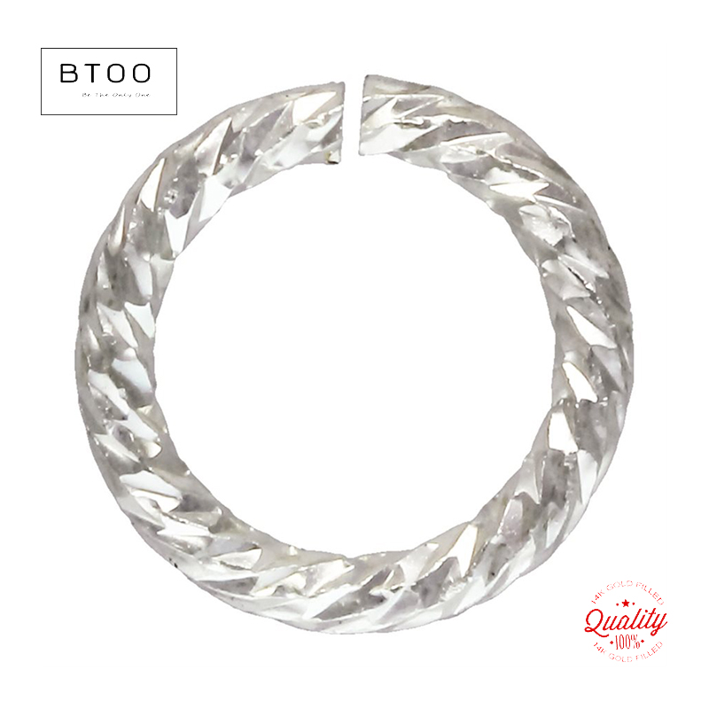 Sterling Silver Ring - 925 Sterling Silver Twist Jump Rings,