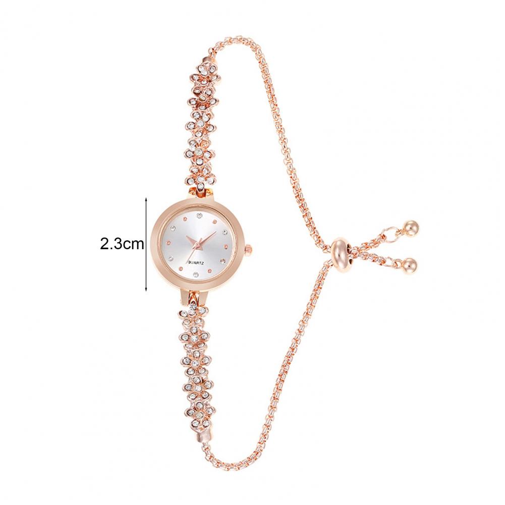 Jewelry Watches For Ladies - 2.3cm Women Rhinestone Bracelet Watch Adjustable