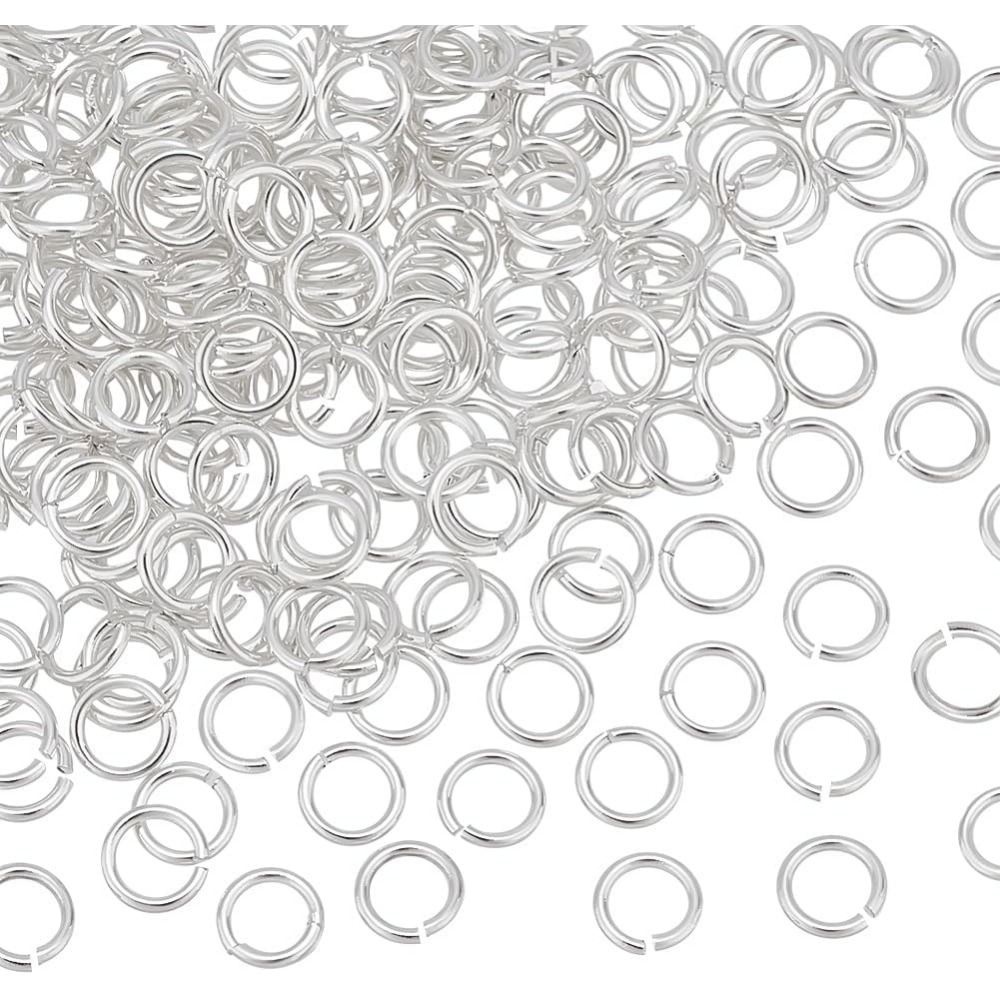 Sterling Silver Ring - 200pcs 925 Sterling Silver Plated Open