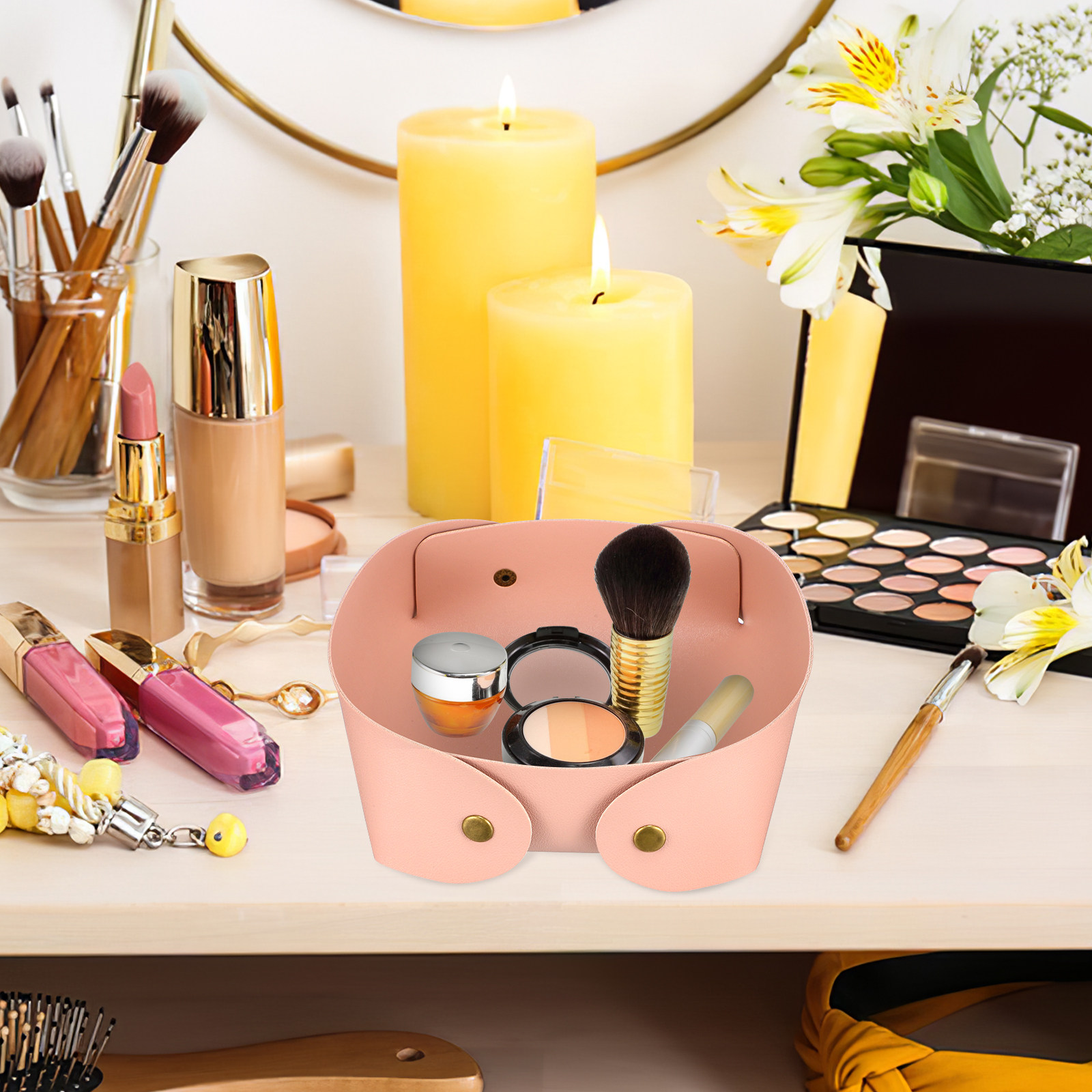 Jewelry With Watches - Foldable Storage Tray Premium Anti-Scratch Organizer
