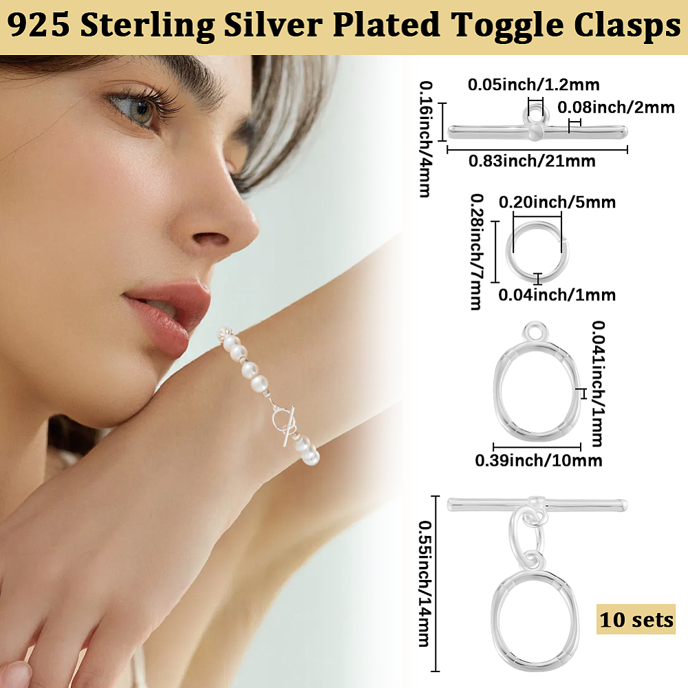 Brass Toggle Clasps with Brass - огляд і ціна Sterling Silver Ring