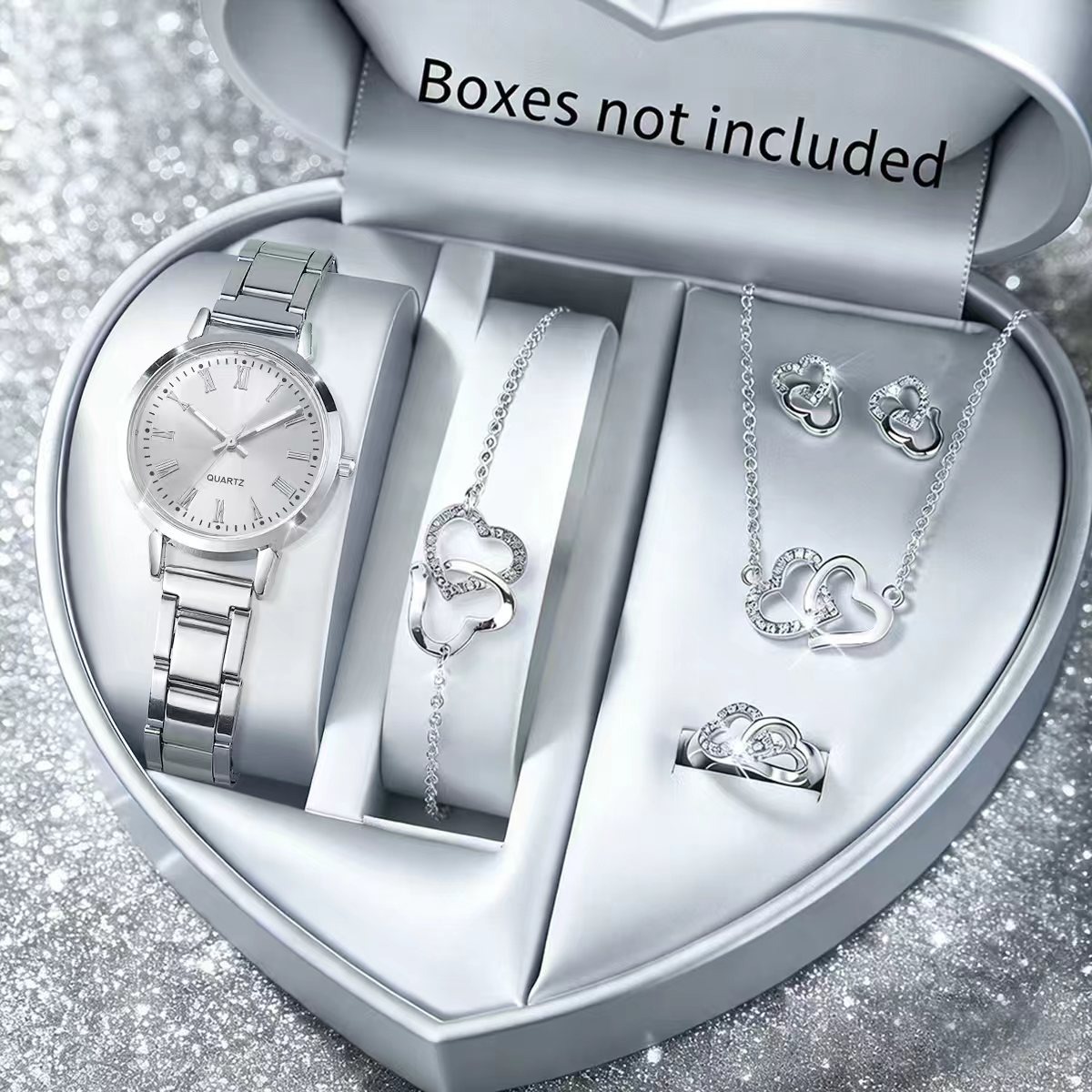 6PCS Fashion Women's Quartz Wa - огляд і ціна Jewelry Watches For Ladies
