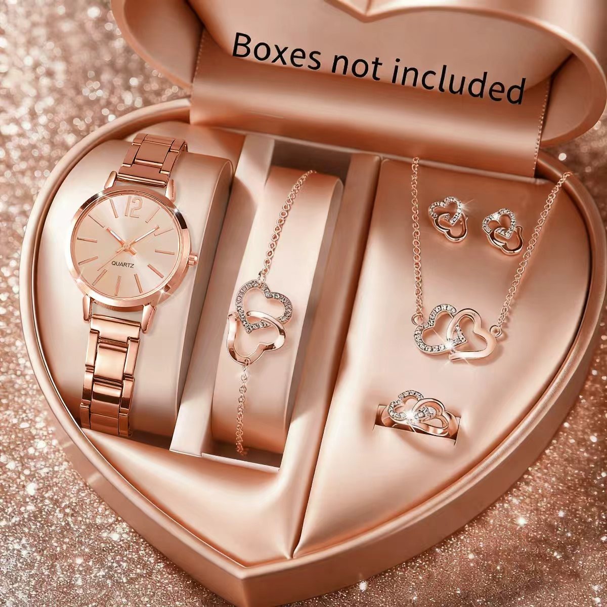 6PCS Fashion Women's Quartz Wa - огляд і ціна Jewelry Watches For Ladies