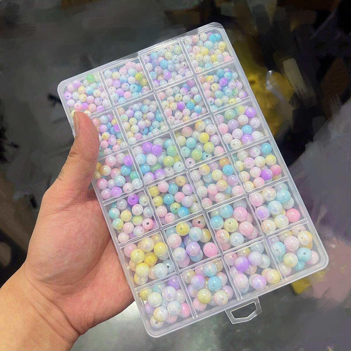 800pcs/24 grid set box 6mm/8mm - огляд і ціна Fine Jewelry & Watches Photos