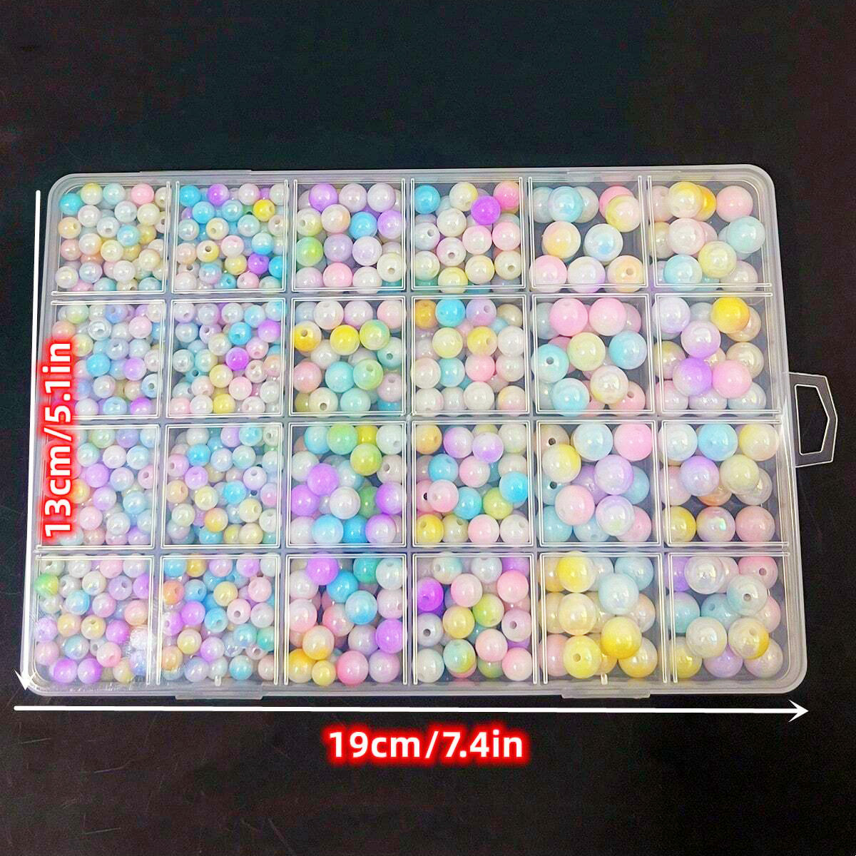 800pcs/24 grid set box 6mm/8mm - огляд і ціна Fine Jewelry & Watches Photos