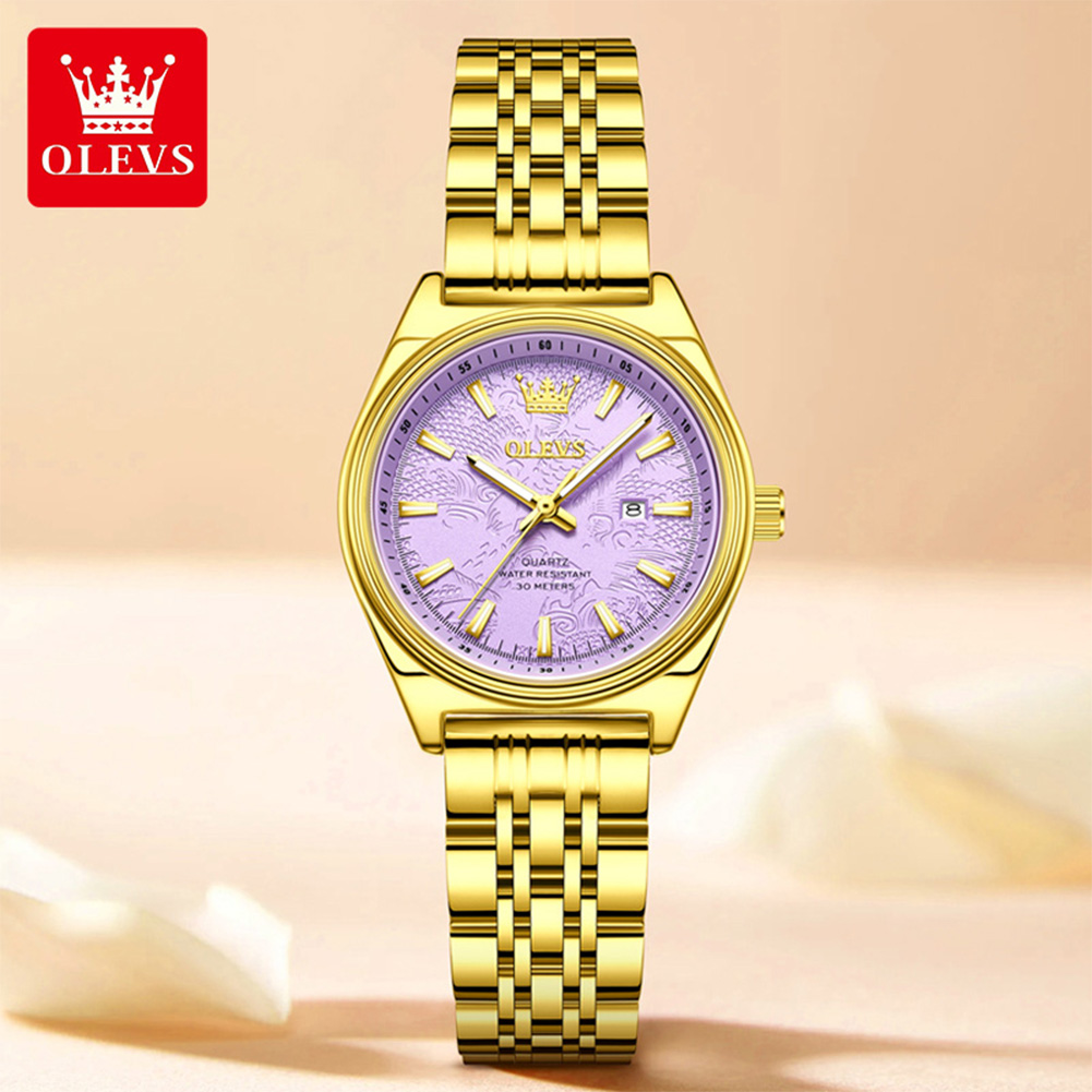 OLEVS Brand Luxury Gold Watch  - огляд і ціна Jewelry Watches Gold