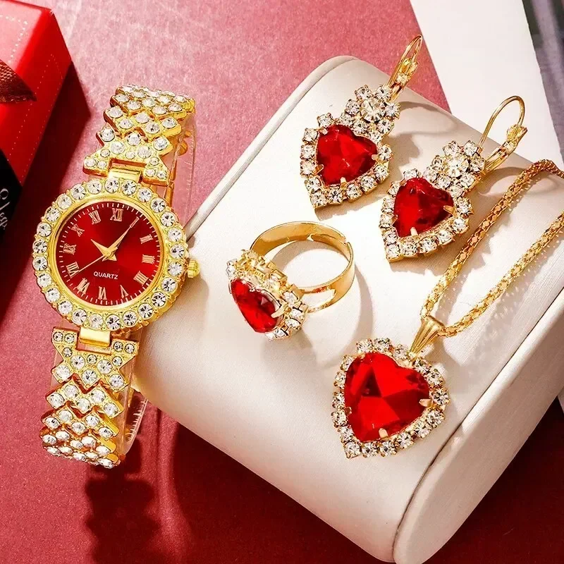 Golden Luxury Watch Women Ring - огляд і ціна Jewelry Watches For Ladies