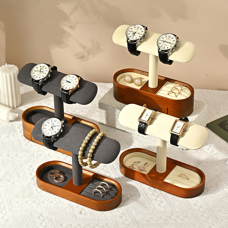 Oirlv Solid Wood Watch Organiz - огляд і ціна Jewelry With Watches