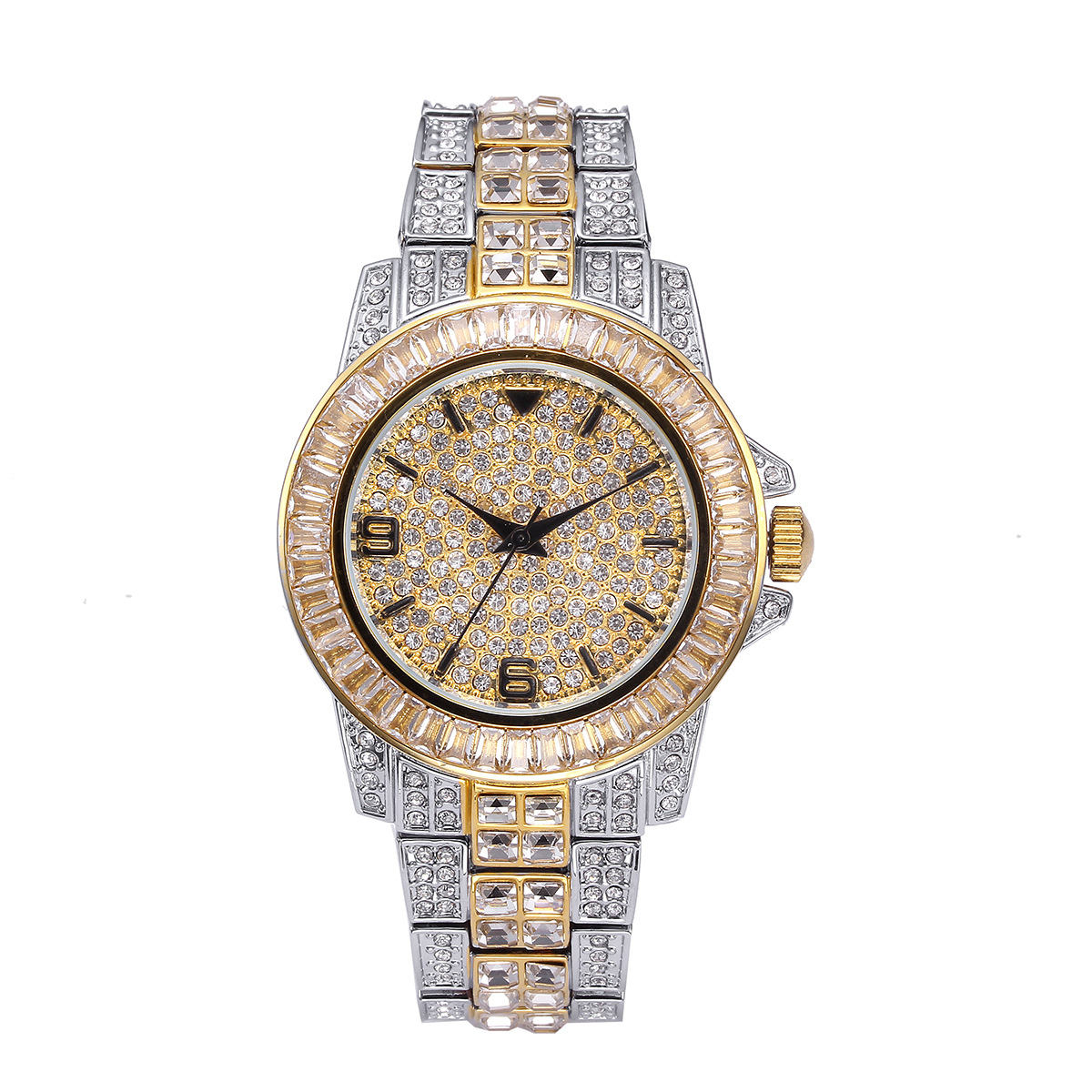 Luxury Full Stone Quartz Watch - огляд і ціна Jewelry With Watches