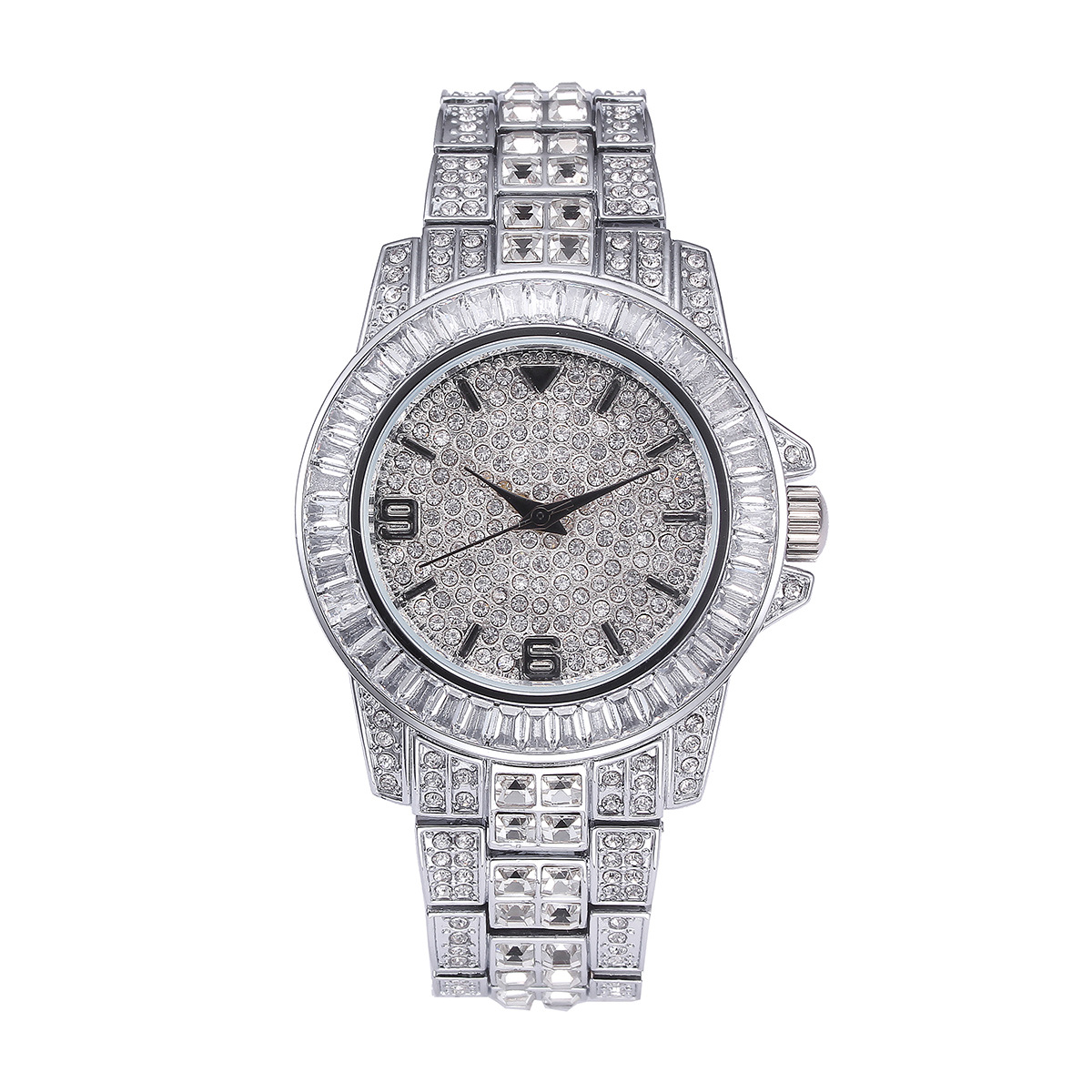 Luxury Full Stone Quartz Watch - огляд і ціна Jewelry With Watches