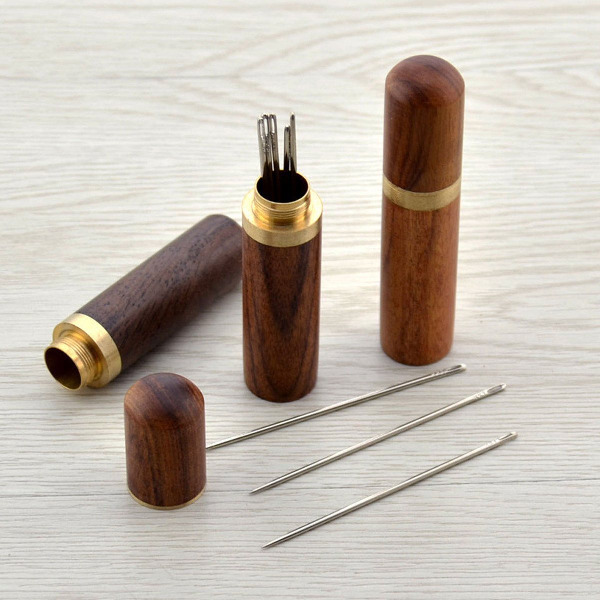 2Pcs Wooden Needle Storage Box - огляд і ціна Jewelry Box With Watches