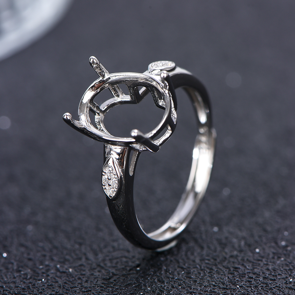 5x7-12x16mm Ring Blank 925 Ste - огляд і ціна Sterling Silver Ring