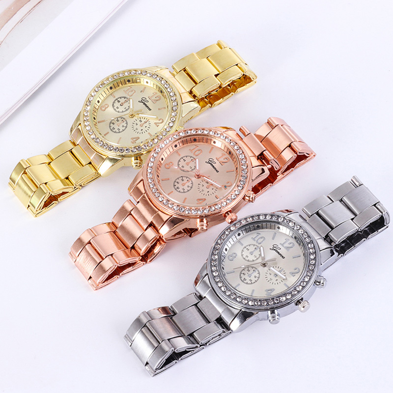 Gold Women Watch Geneva Classi - огляд і ціна Jewelry Watches Gold