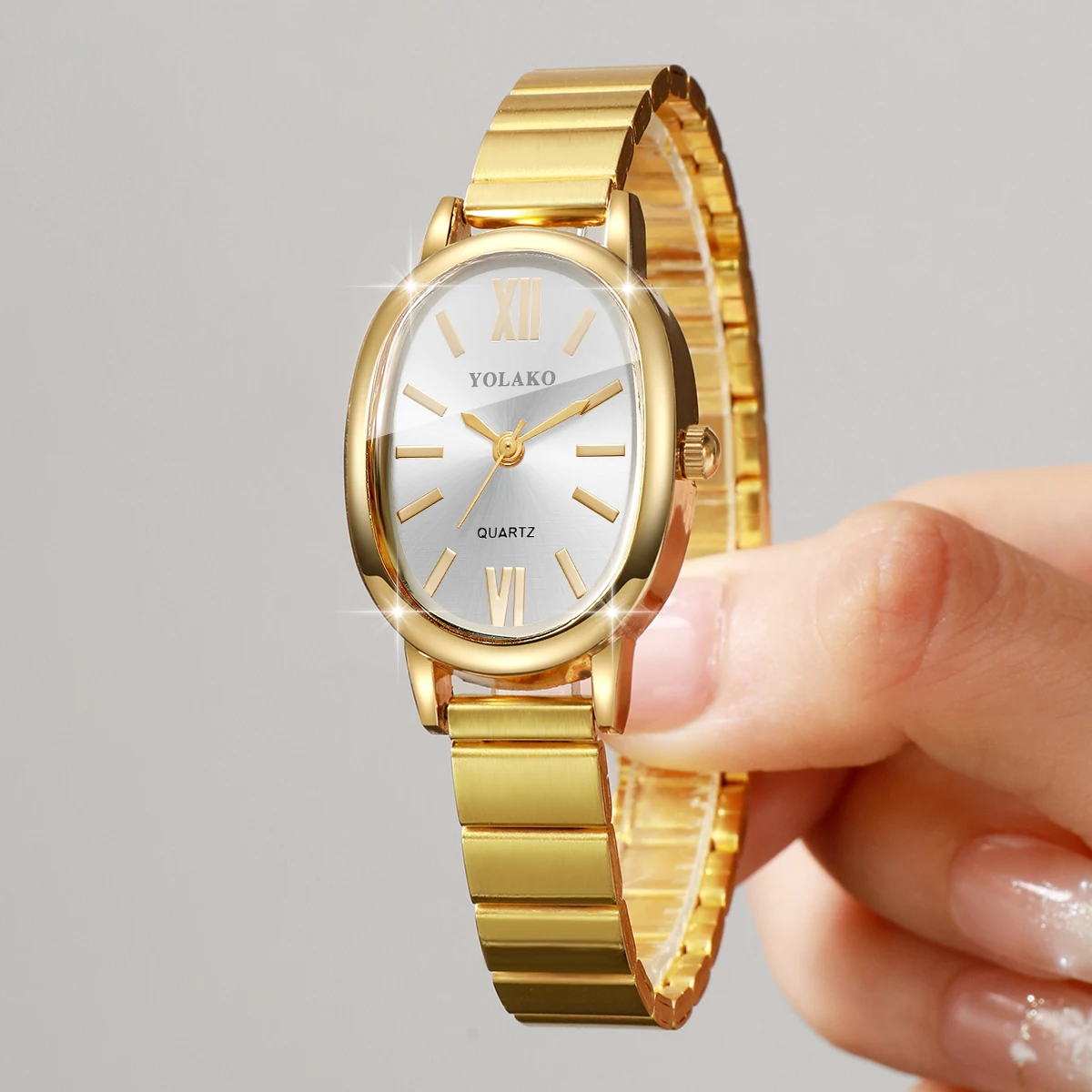 Fashion Irregular Dial Women Q - огляд і ціна Jewelry Watches Gold