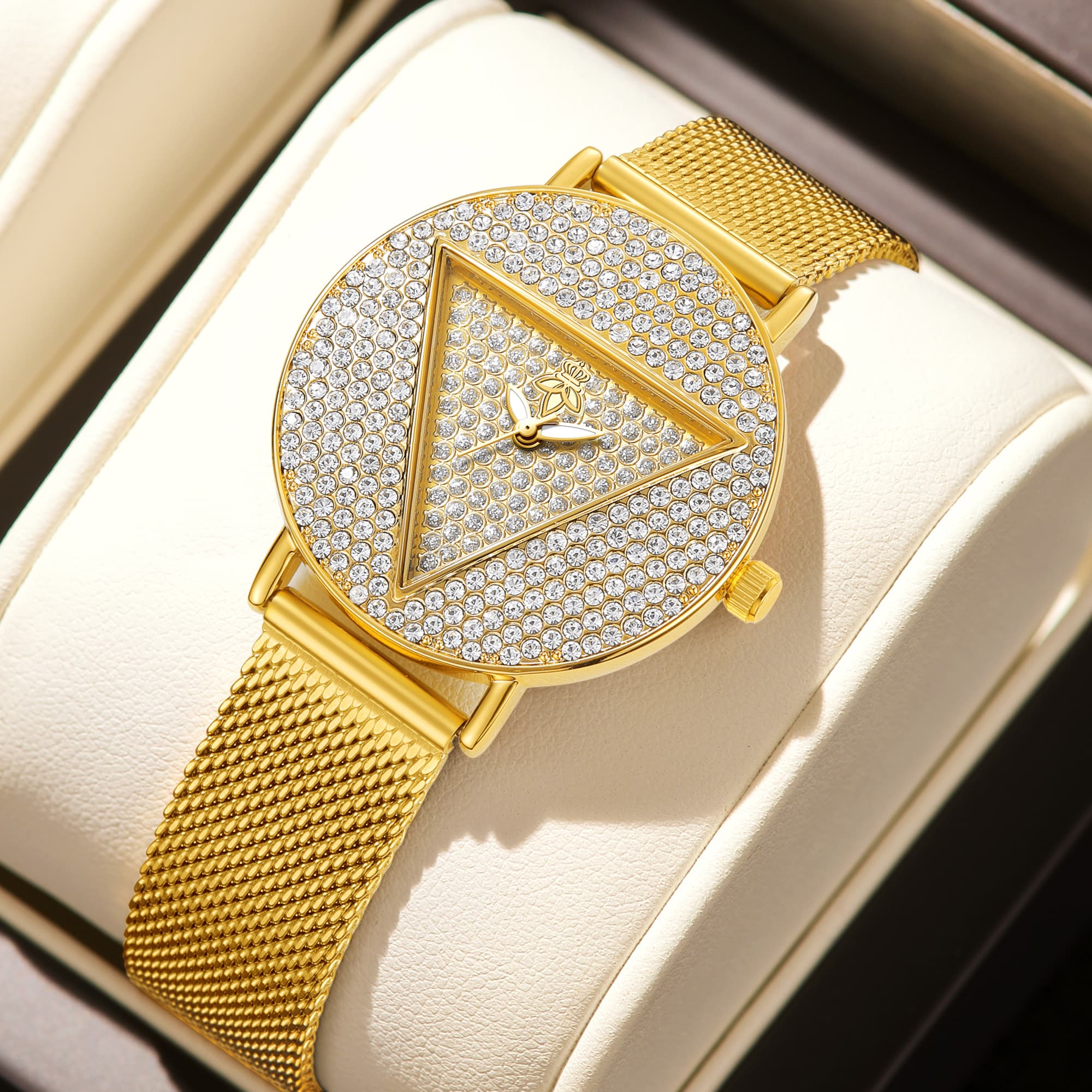 YaLaLuSi Geometric Triangle Rh - огляд і ціна Jewelry Watches Gold