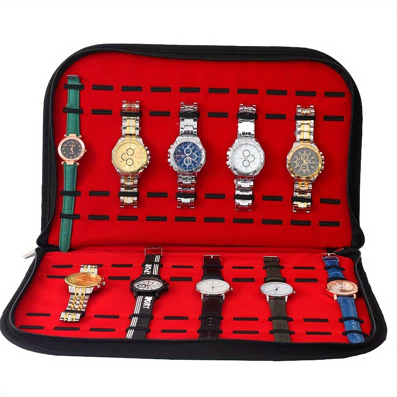 20 Slots Watch Storage Bag Con - огляд і ціна Jewelry Box With Watches