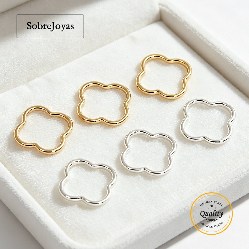 10mm Four-Leaf Clover Jump Rin - огляд і ціна Sterling Silver Ring