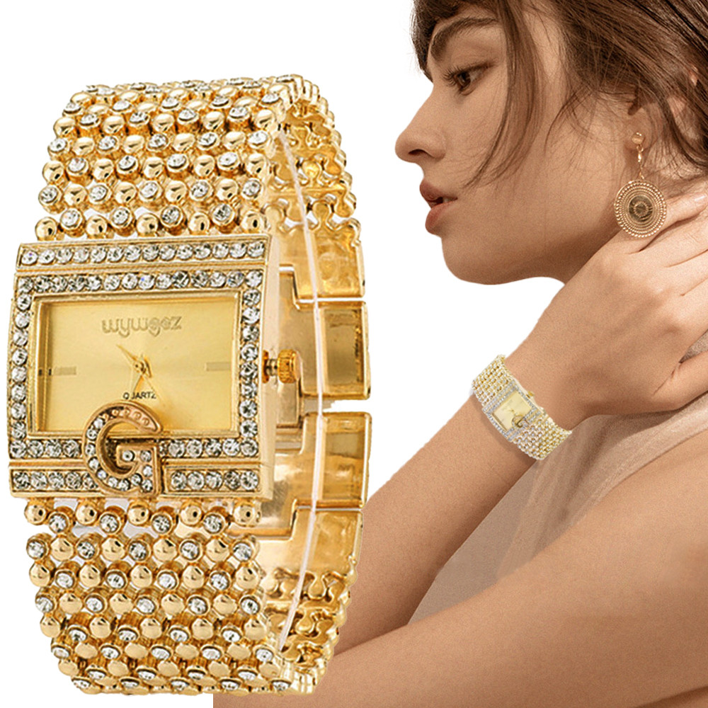 Simple Square Gold Watches Wom - огляд і ціна Jewelry Watches Gold