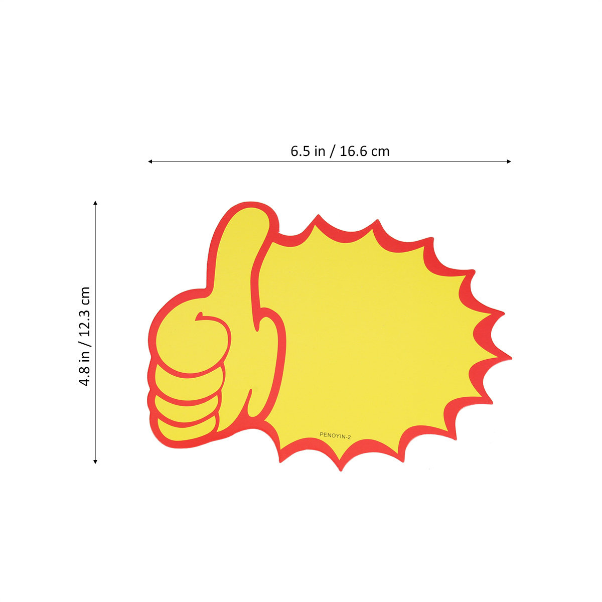 100Pcs Thumb Shaped Yellow Pap - огляд і ціна Jewelry Store For Watches