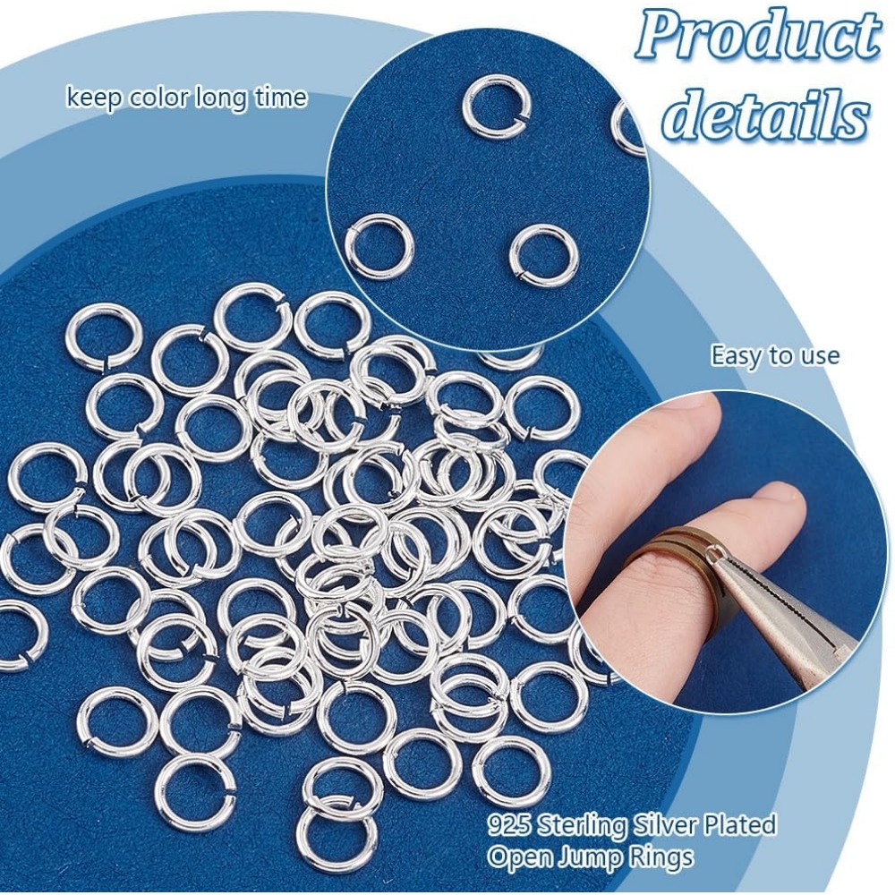 200pcs 925 Sterling Silver Pla - огляд і ціна Sterling Silver Ring