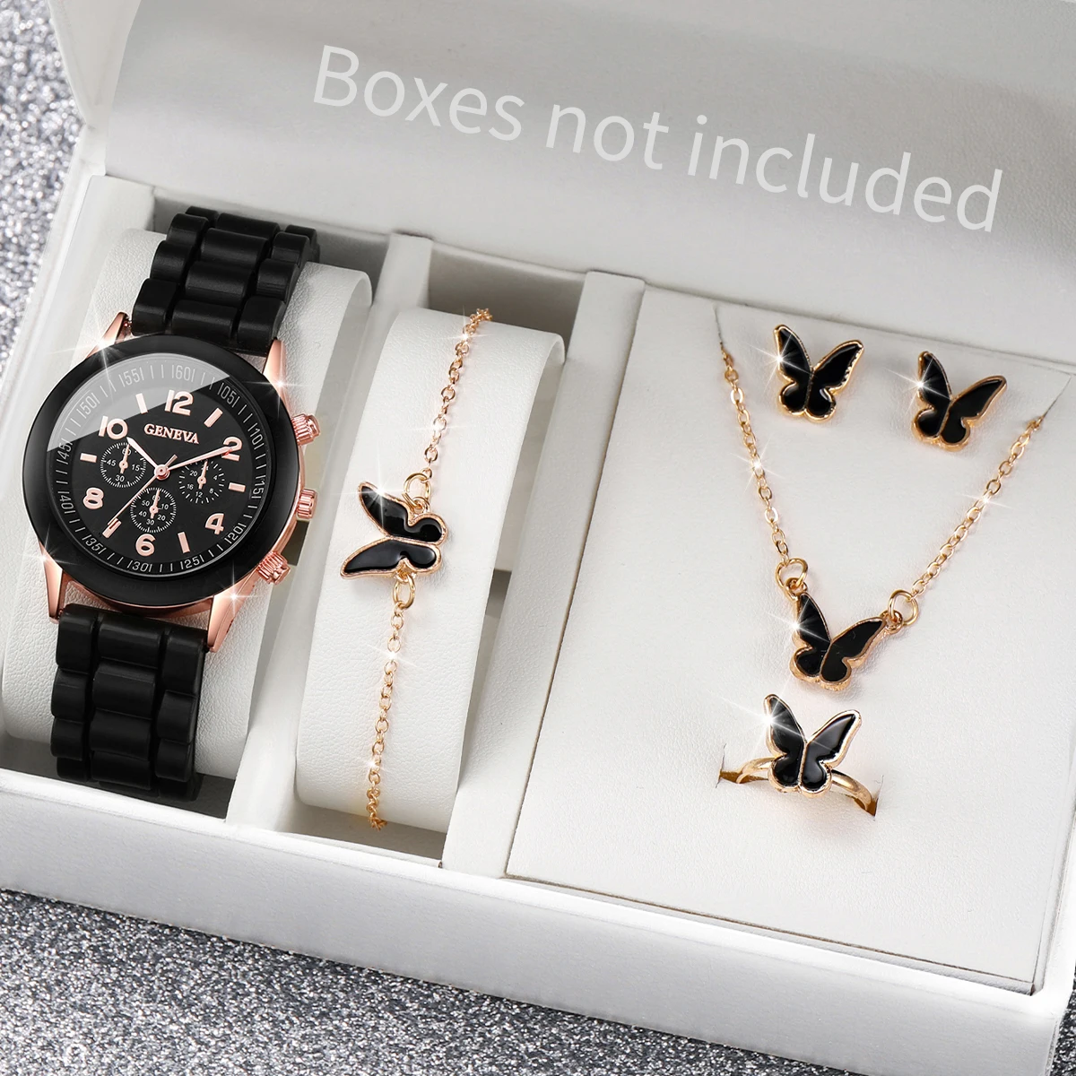 5/6PCS Fashion Women Watches C - огляд і ціна Jewelry Watches For Ladies
