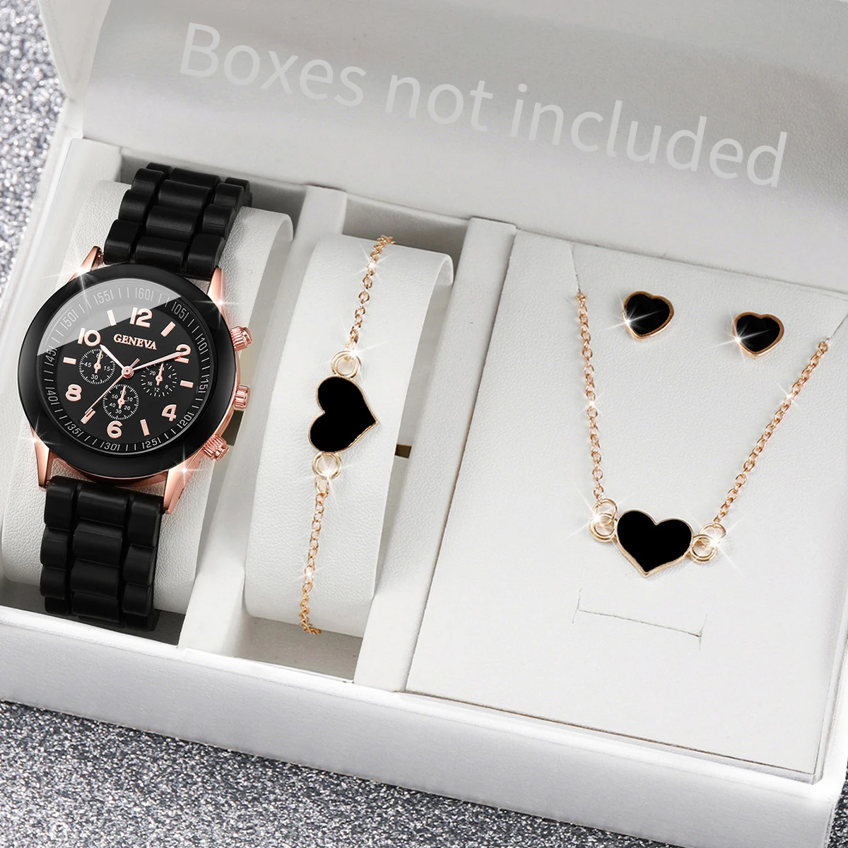 5/6PCS Fashion Women Watches C - огляд і ціна Jewelry Watches For Ladies