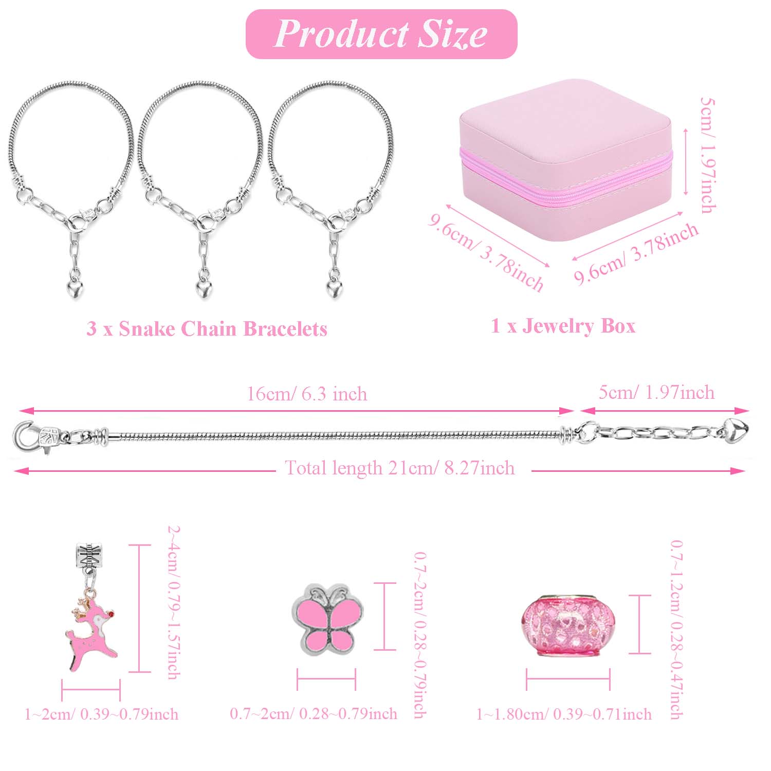 68pcs Pink Beaded Jewelry Set, - огляд і ціна Fine Jewelry & Watches Photos