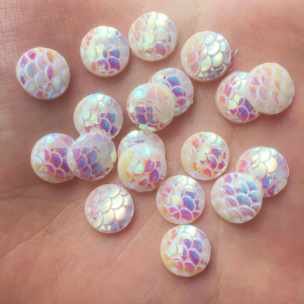 Shiny 100Pcs AB Resin 10mm Rou - огляд і ціна Paradise Jewelry & Watches Llc Photos