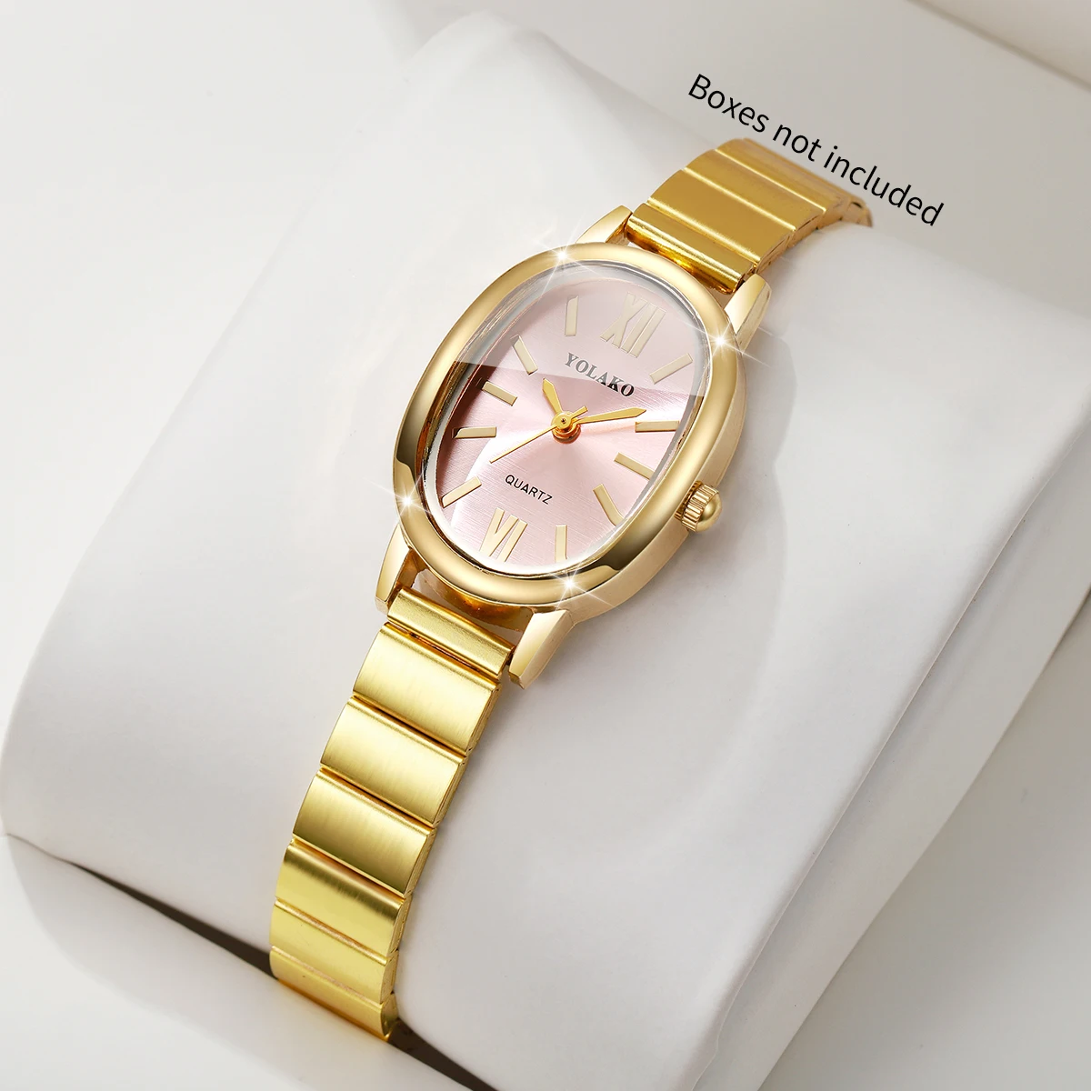 Elegant Pink Dial Women Watch  - огляд і ціна Jewelry Watches Gold