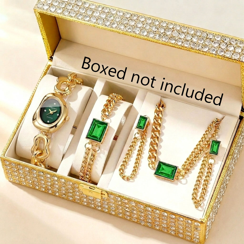5PCS Fashion Irregular Women Q - огляд і ціна Jewelry Watches For Ladies